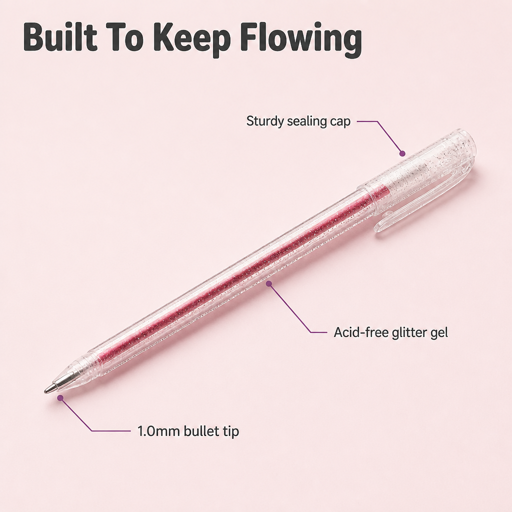 Prismara — Write & Color in Sequin-Bright Shades That Never Smear or Skip - Esilora