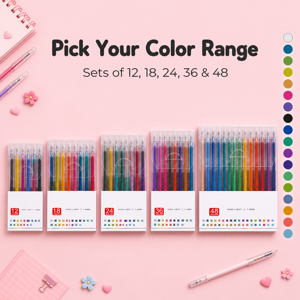 Prismara — Write & Color in Sequin-Bright Shades That Never Smear or Skip - Esilora