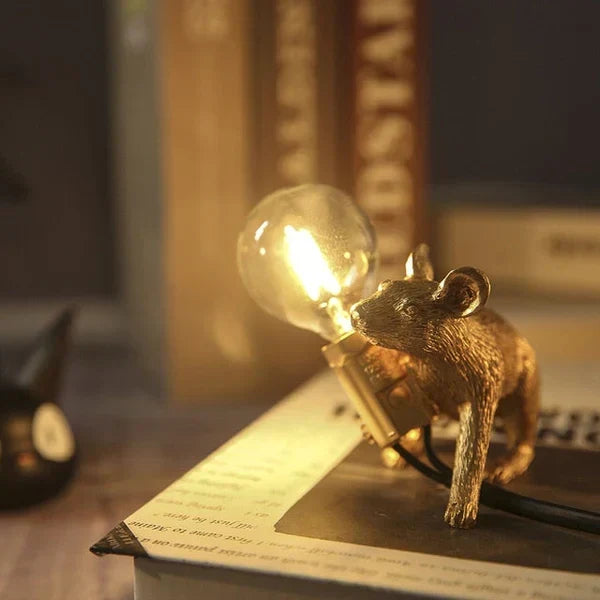 Artimouse Table Lamp — Playful Mouse Design, LED Accent Light