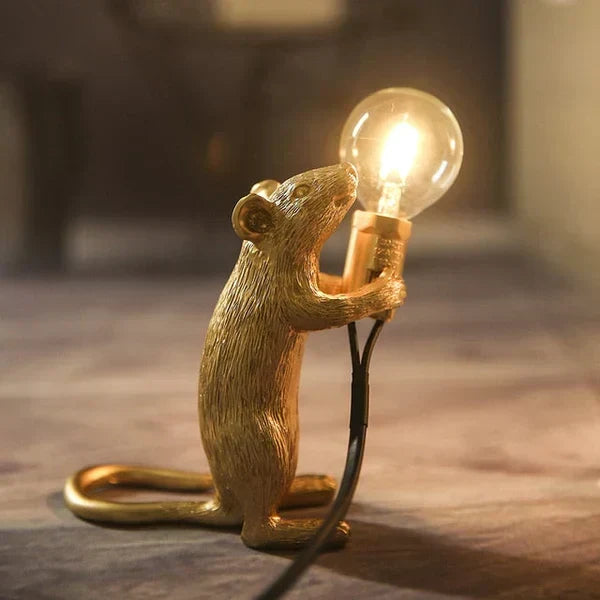 Artimouse Table Lamp — Playful Mouse Design, LED Accent Light