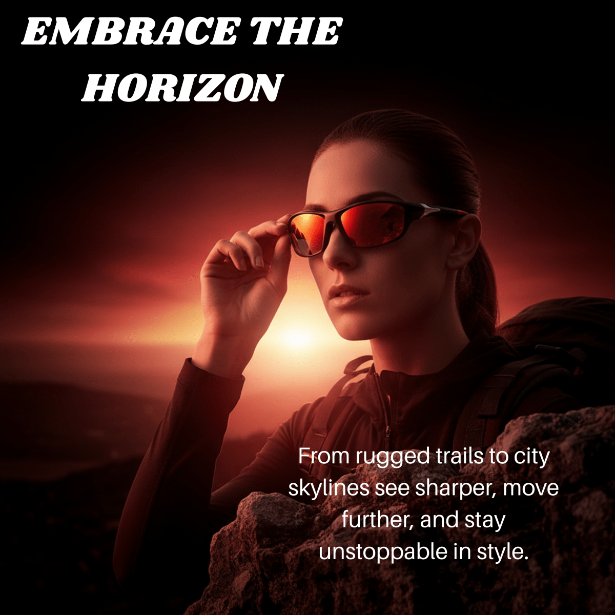 Gafas de sol polarizadas envolventes NovaShield, edición clásica