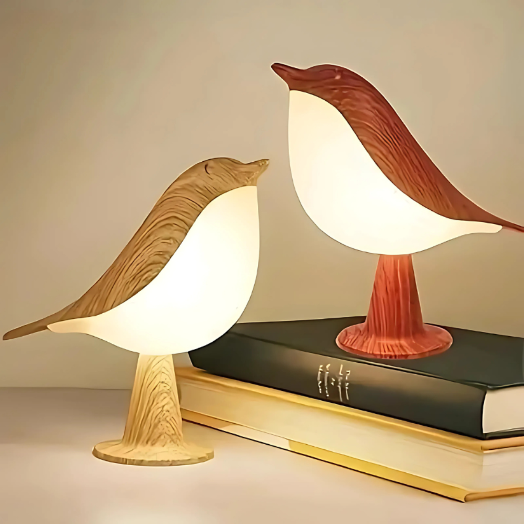 Decorative Bird Table Lamp for Soft Ambient Accent Lighting