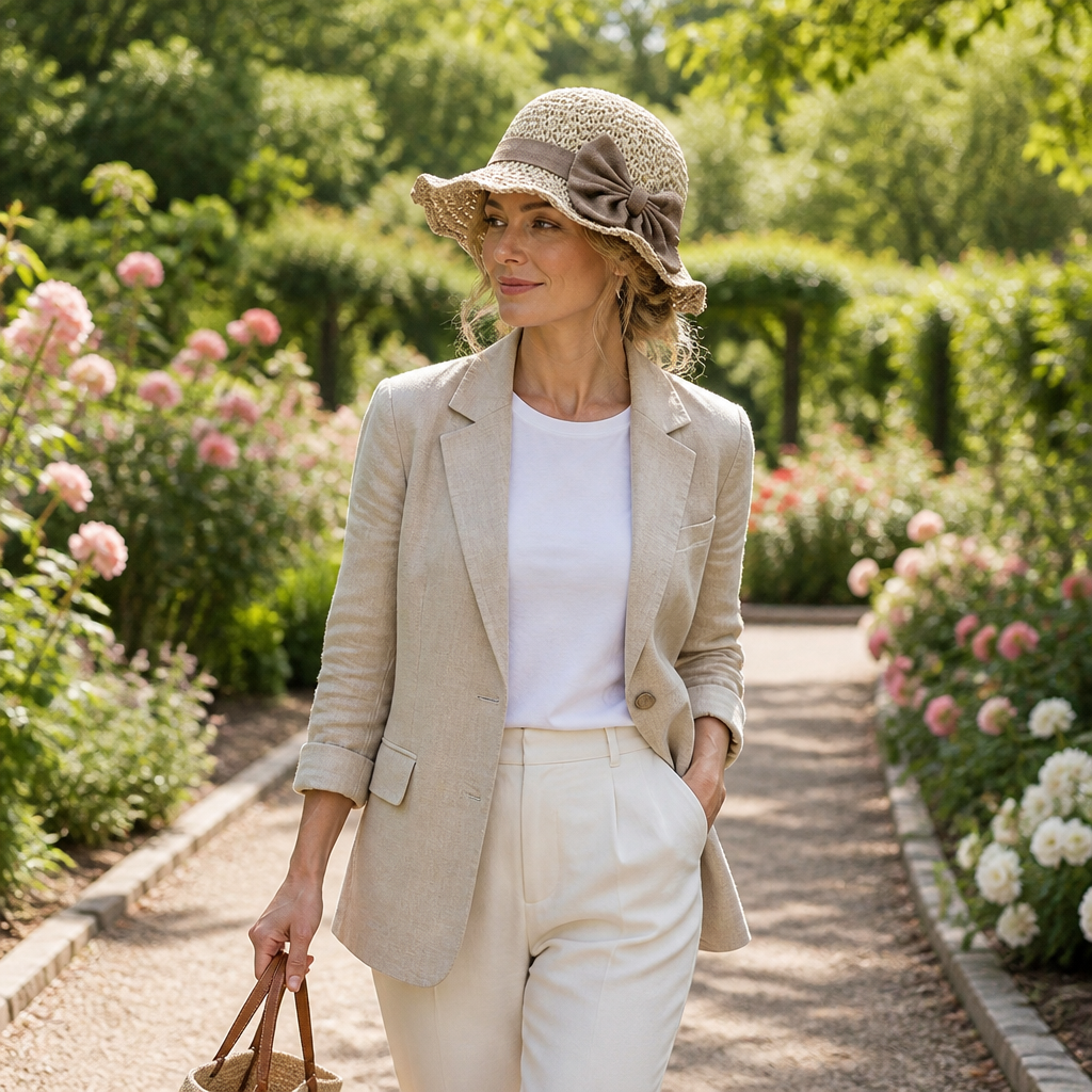 SunSway – Packable Woven Straw Sun Hat with Bow Detail - Esilora