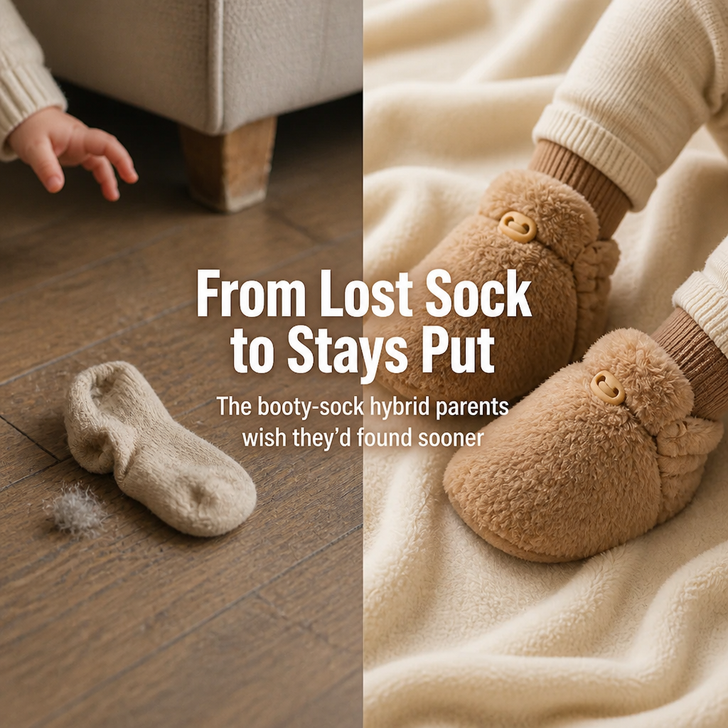 TinyTreadz — Cozy Up Tiny Feet With Plush Booties That Actually Stay On - Esilora
