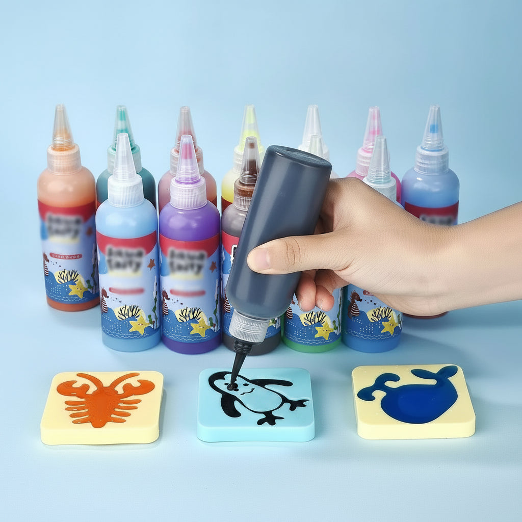 Sada na výrobu vodních želé pro děti — barevné DIY tvary k tvoření