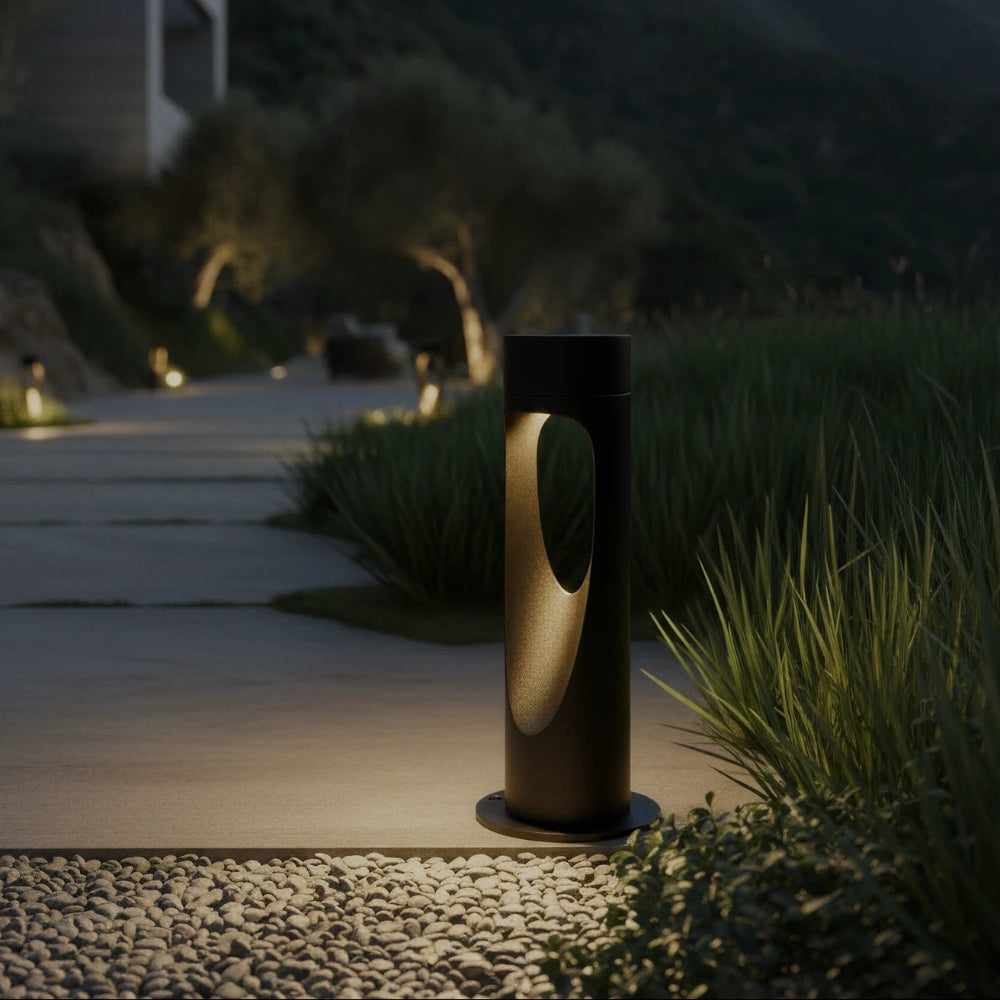 Energy-Saving Path Light — Warm Glow, Modern Outdoor Design