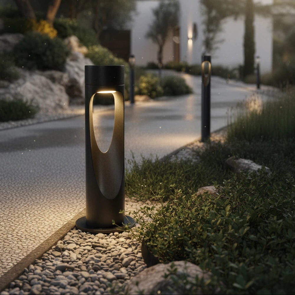 Energy-Saving Path Light — Warm Glow, Modern Outdoor Design
