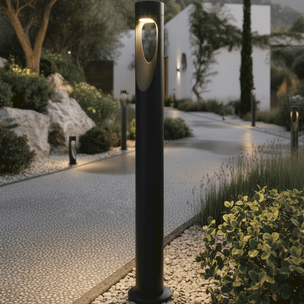 Energy-Saving Path Light — Warm Glow, Modern Outdoor Design