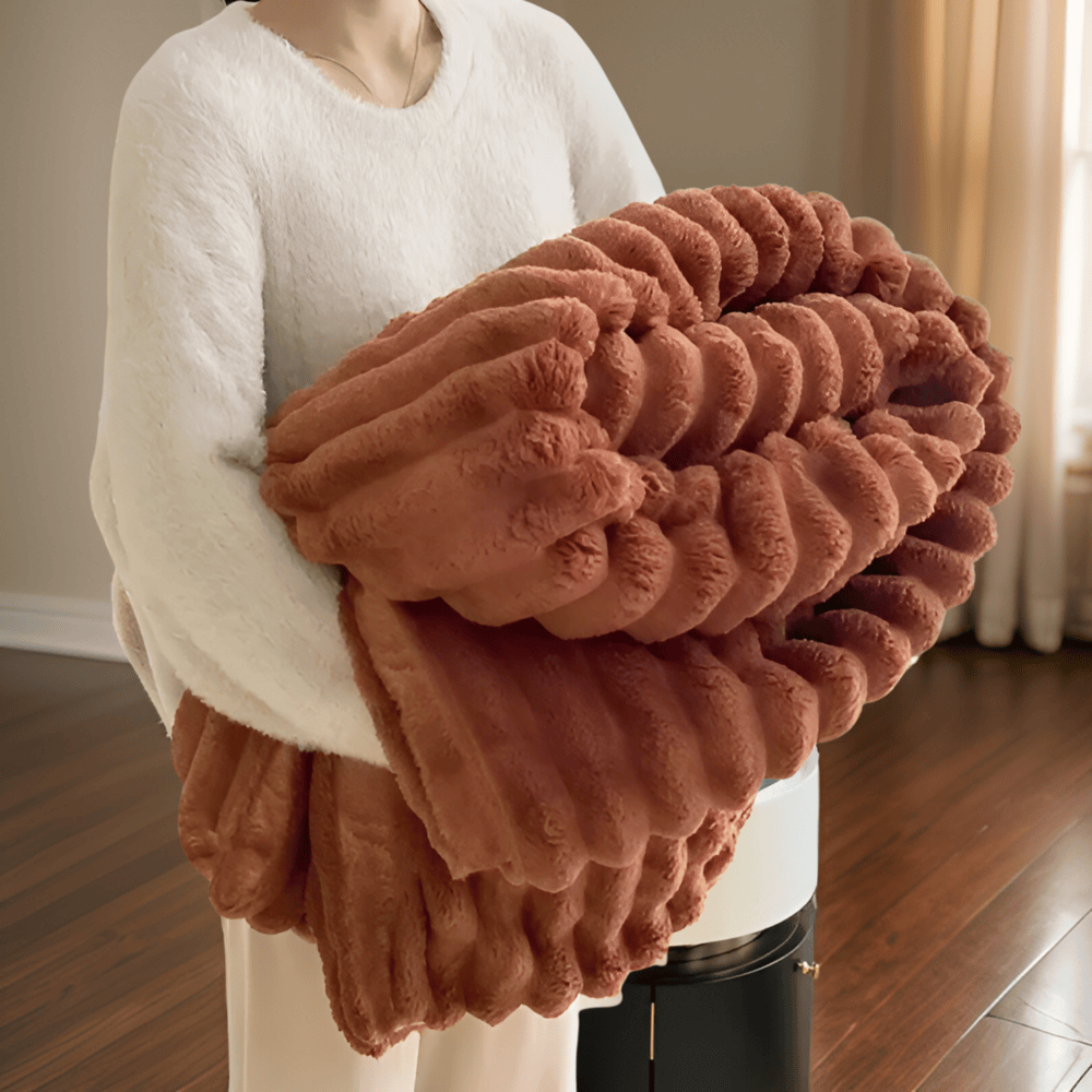 Soft Plush Blanket — Fluffy, Cozy Warmth for Chilly Days