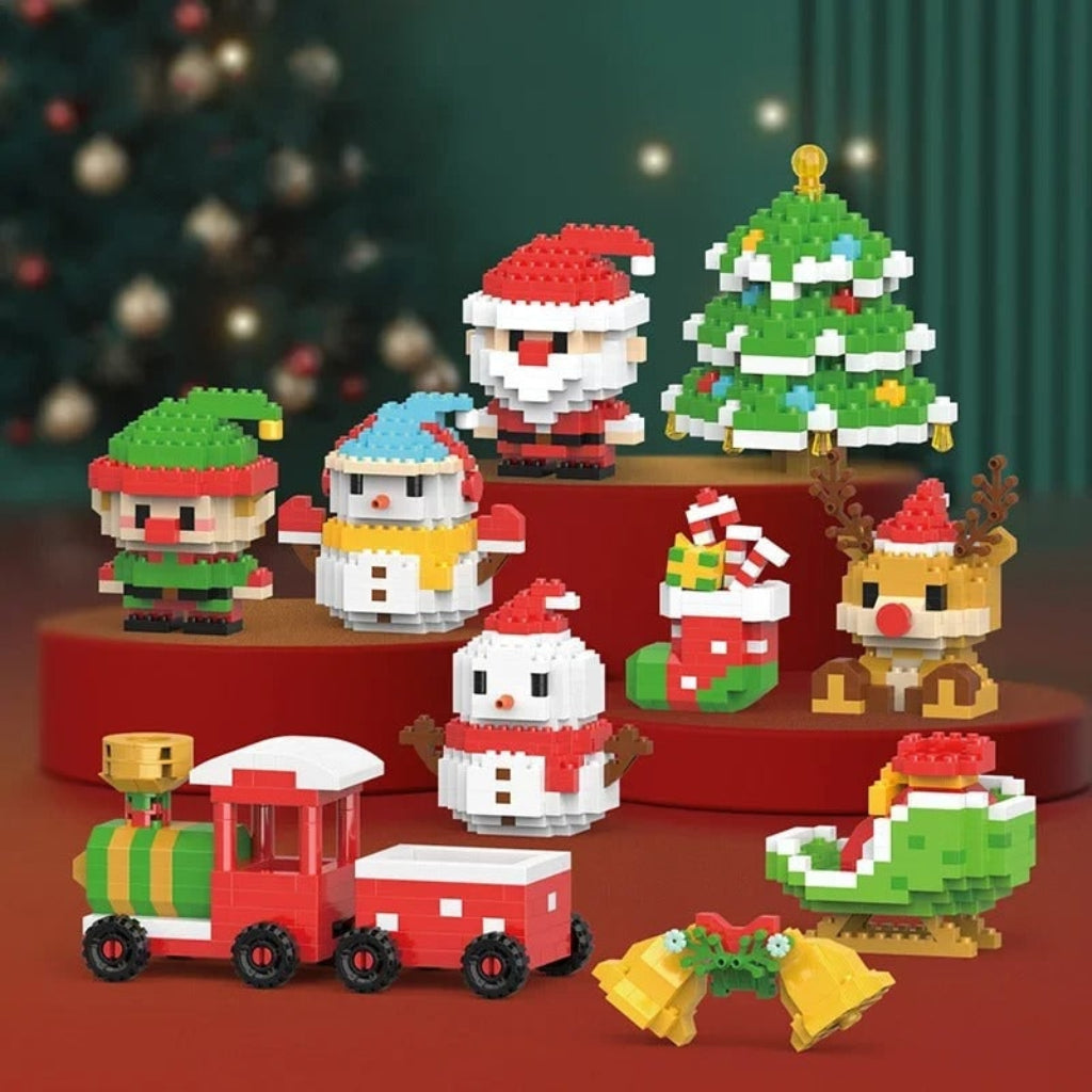 Christmas Figurine Building Set – Creative Assembly Playset