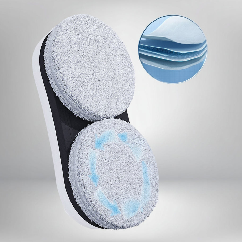 Automatische Sensor-Reinigungspads — Ersatz-Wischsystem für Fensterputzroboter