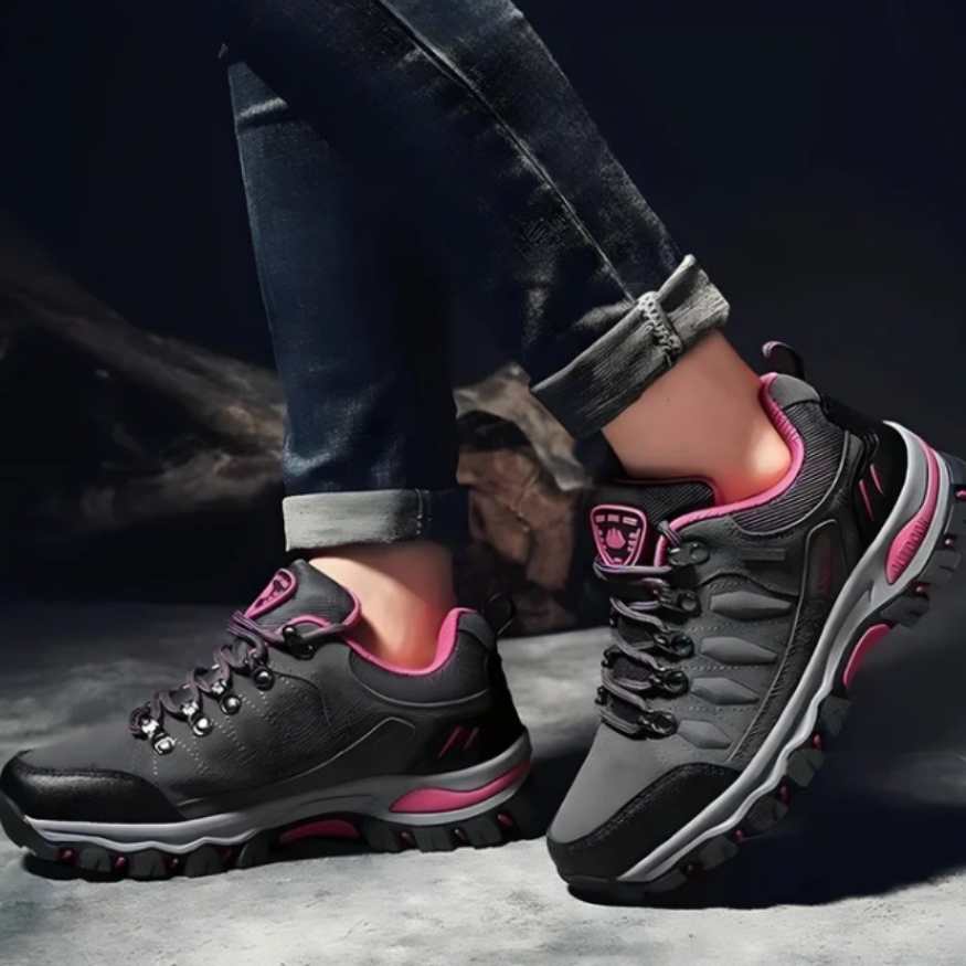 Calçado de trail para caminhadas femininas – Calçado confortável para o exterior - Esilora