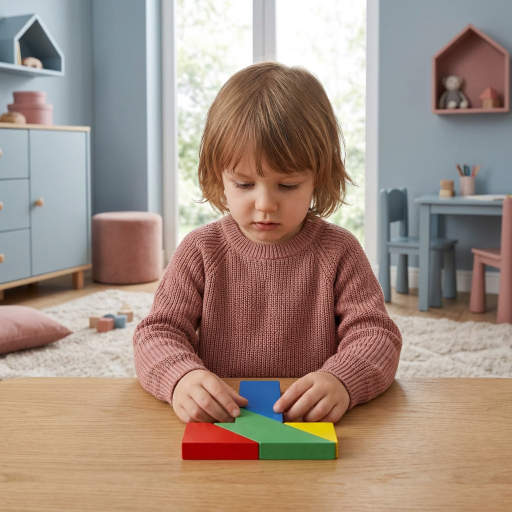 Holzpuzzle-Set — Fördert Kreativität und Problemlösungsfähigkeit