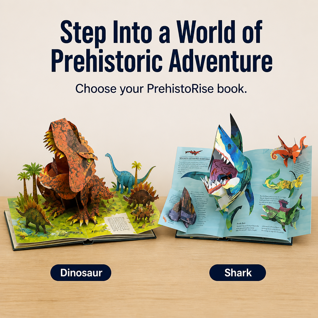 PrehistoRise — Watch Dinosaurs Leap Off the Page & Hold Their Attention for Real - Esilora
