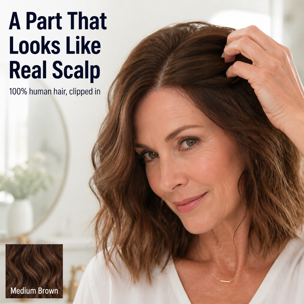SilqueVeil — Cover Thinning Hair With a Part That Looks Like Real Scalp - Esilora
