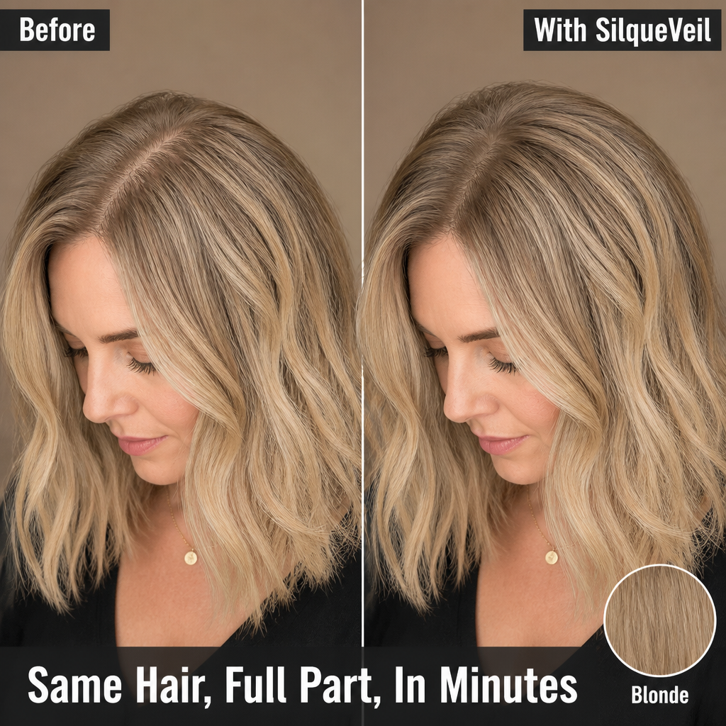 SilqueVeil — Cover Thinning Hair With a Part That Looks Like Real Scalp - Esilora