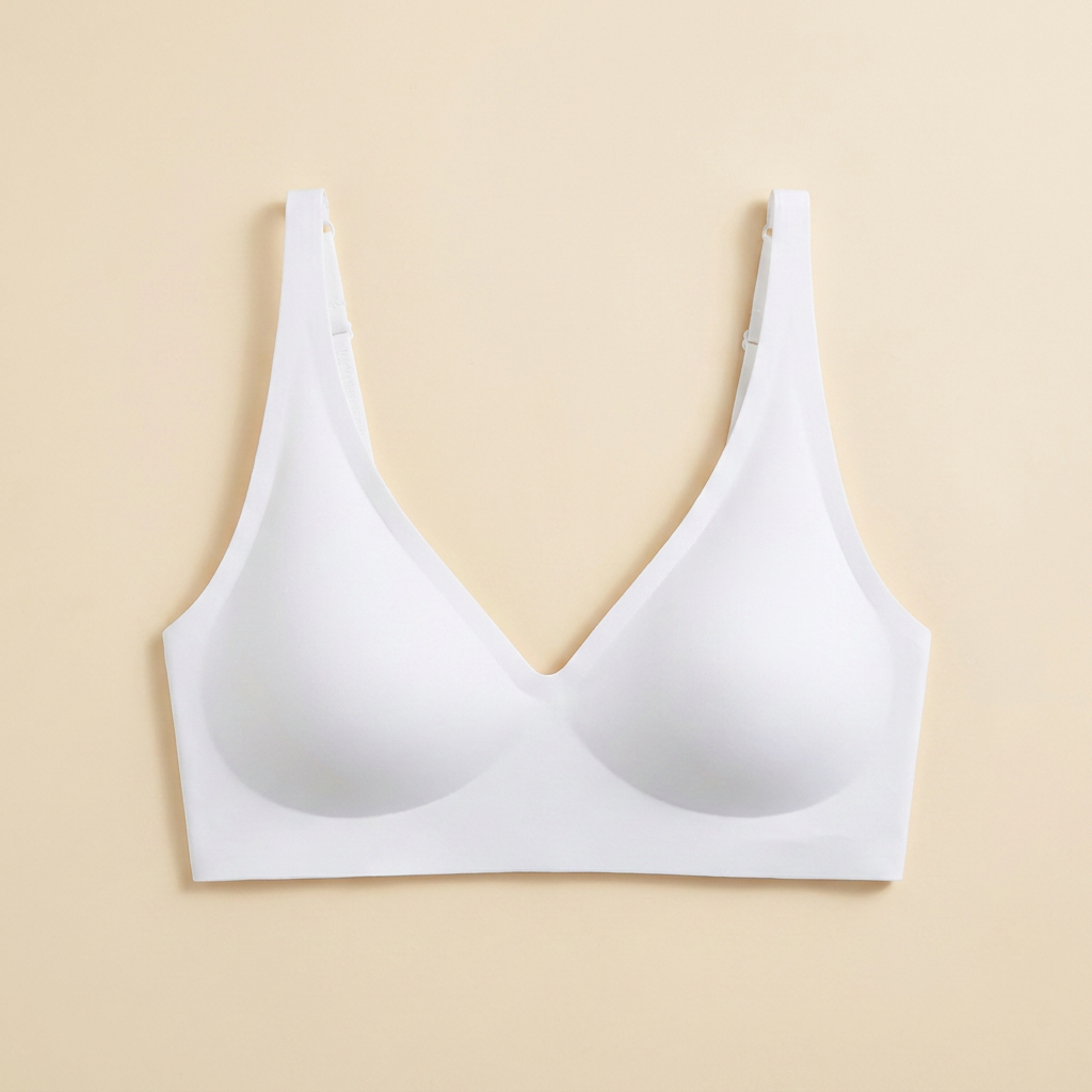 SilkenEase – Invisible Wire-Free V-Neck Comfort Bra - Esilora