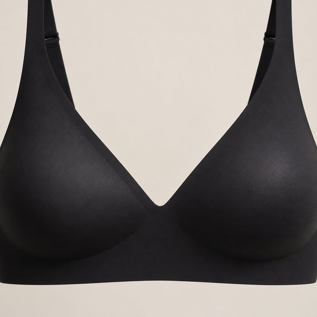 SilkenEase – Invisible Wire-Free V-Neck Comfort Bra - Esilora