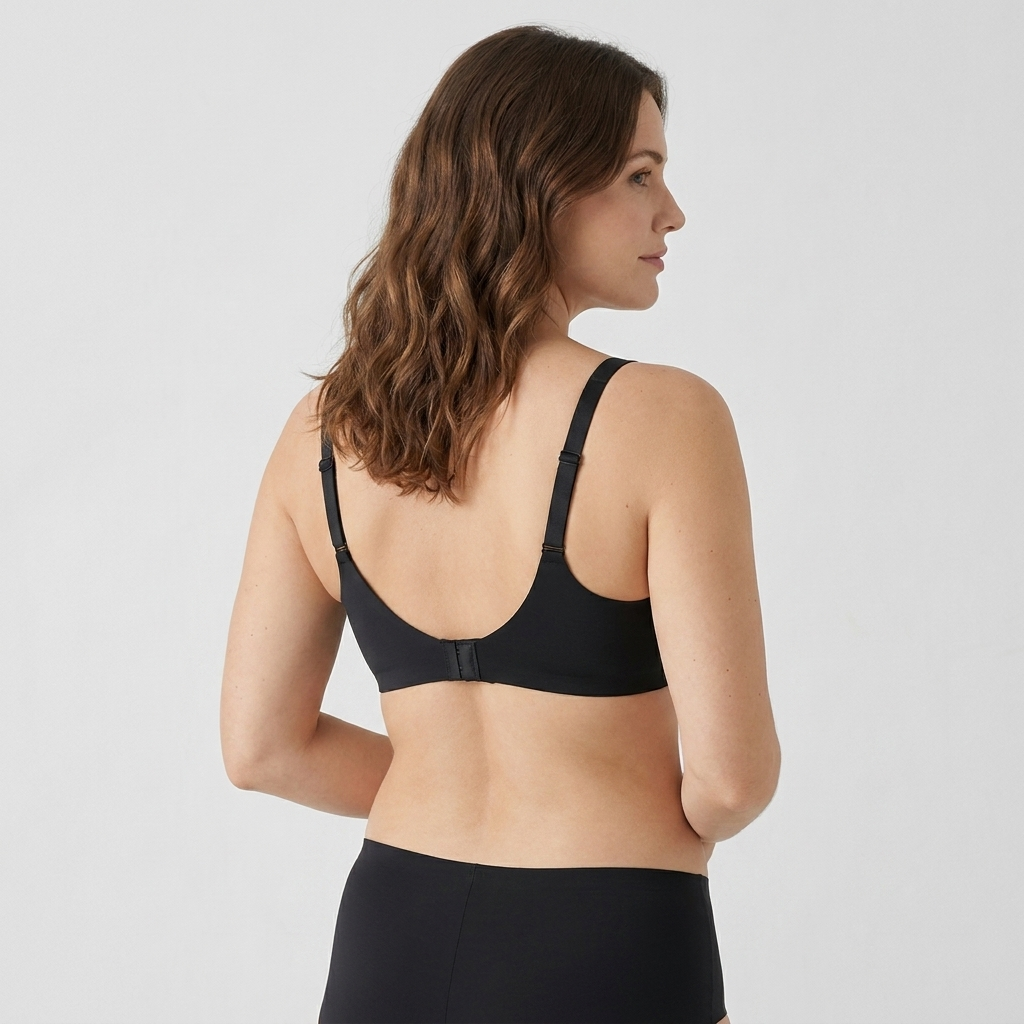 SilkenEase – Invisible Wire-Free V-Neck Comfort Bra - Esilora