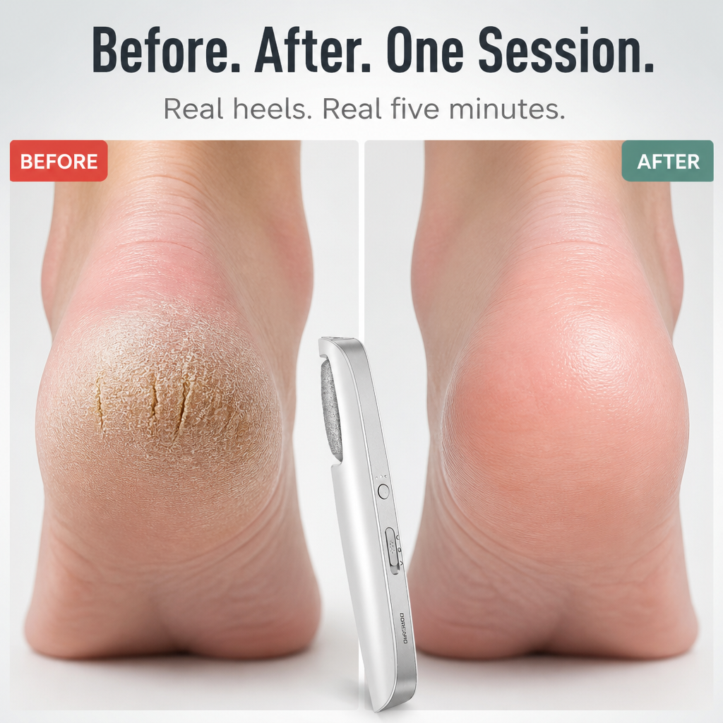 SoleRadiance — Buff Away Cracked, Calloused Heels At Home In Minutes - Esilora