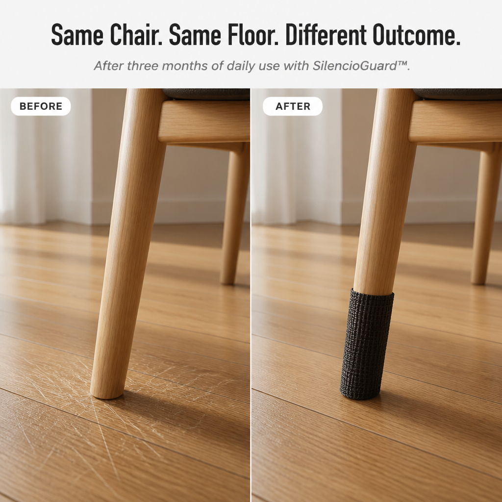 SilencioGuard — Wrap Any Furniture Leg to Stop Scratches & Screech - Esilora