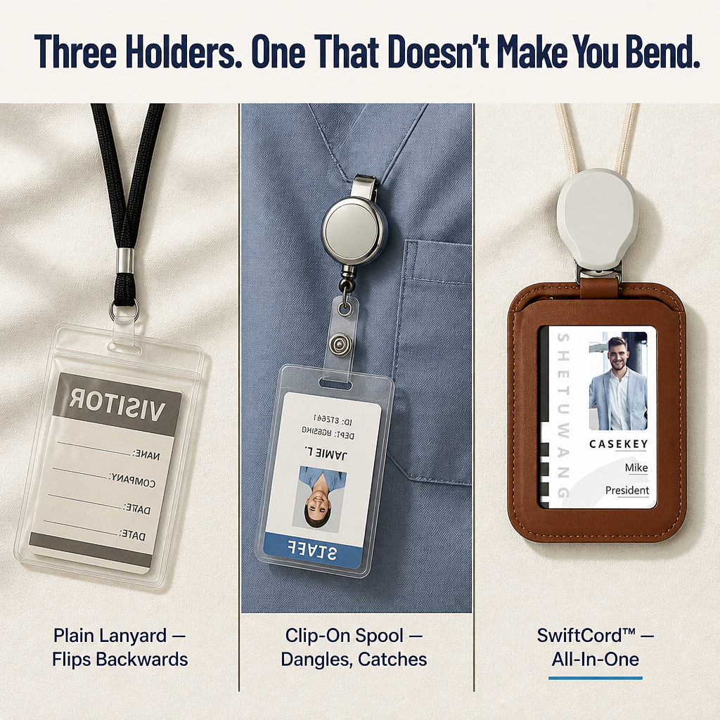 SwiftCord — Scan Your Badge Without Lifting It Off Your Neck - Esilora