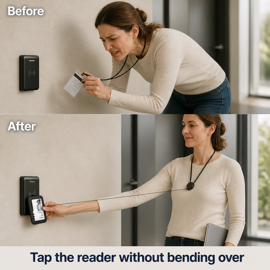 SwiftCord — Scan Your Badge Without Lifting It Off Your Neck - Esilora